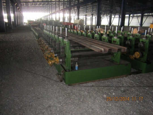 18 STAND TRAPEZOIDAL ROLL FORMING LINE