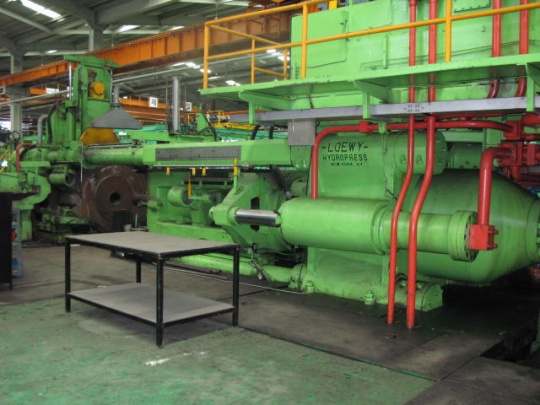 2500 TON COPPER EXTRUSION PRESS