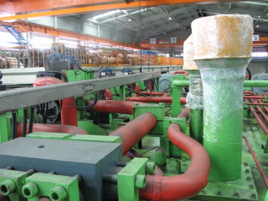 2500 TON COPPER EXTRUSION PRESS