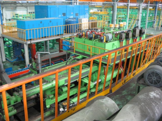 2500 TON COPPER EXTRUSION PRESS