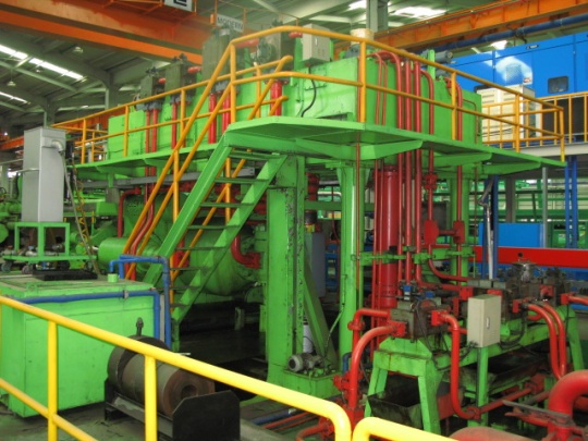 2500 TON COPPER EXTRUSION PRESS