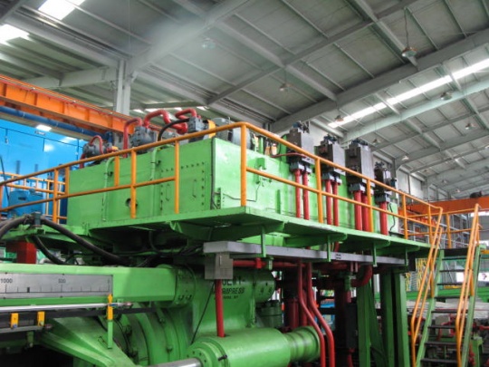 2500 TON COPPER EXTRUSION PRESS